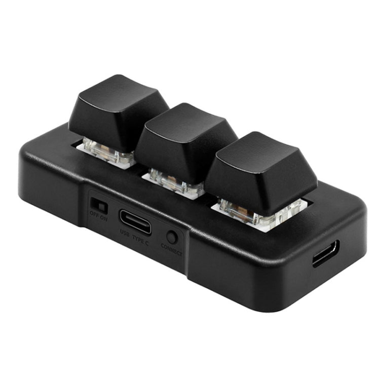 MK321 3 Keys Custom Keys Game Office PS Clip Macro Programming Keypad, Cable Length: 1.5m
