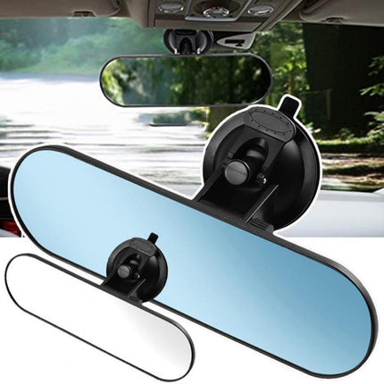 CZC-220 Car Strong Suction Cup Big Vision Flat Rearview Mirror