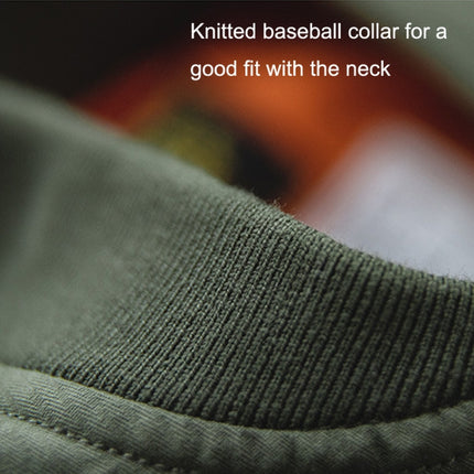 W2007119 Retro Bomber Jacket Autumn and Winter Casual Baseball Uniform