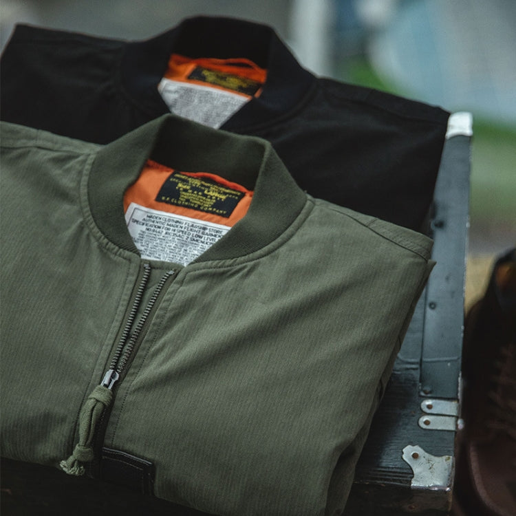 W2007119 Retro Bomber Jacket Autumn and Winter Casual Baseball Uniform