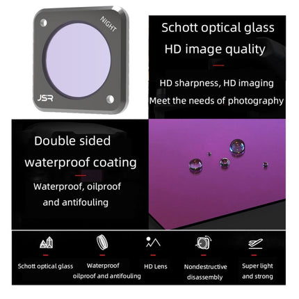 JUNESTAR Action Camera Filters For DJI Action 2,Style:, MCUV, CPL, ND4, ND8, ND16, ND32, ND64, ND1000, ND8PL, ND16PL, ND32PL, ND64PL, Macro 10X, Night, Star, CS-3IN1, CS-4in1, CS-4in1 (NDPL), CS-6IN1, CS-8in1