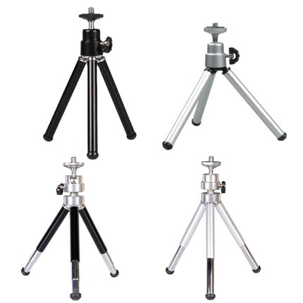 2PCS Projector Phone Stand Desktop Portable Telescopic Mini Metal Tripod, Style:, 2 Sections (Black), 2 Sections (Silver), 3 Sections (Black), 3 Sections (Silver)