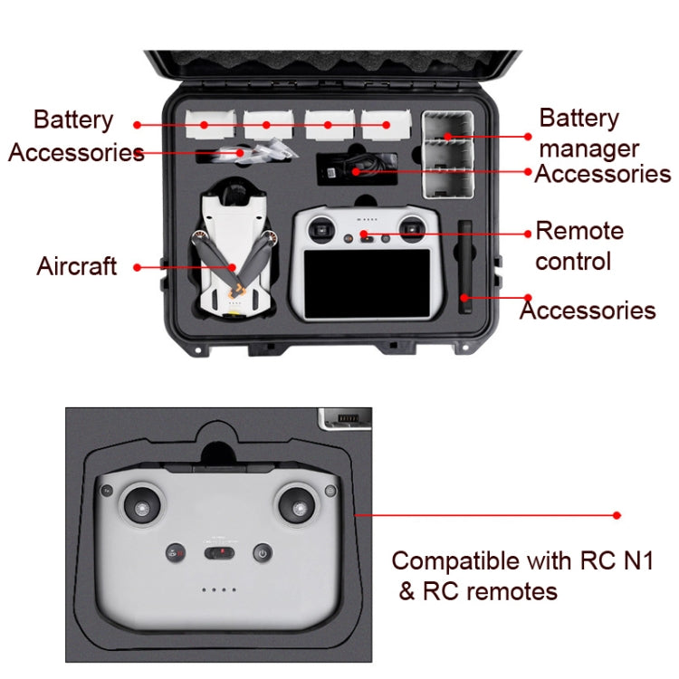 Waterproof Storage Box Carrying Protective Box for DJI Mini 3 Pro