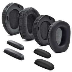 2 almohadillas protectoras para la cabeza de los auriculares, para Sennheiser HDR RS165 175 (piel de proteína), para Sennheiser HDR RS165 175 (piel de rana), para Sennheiser HDR RS185 (piel de rana)