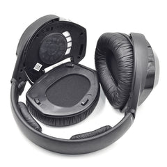 2 almohadillas protectoras para la cabeza de los auriculares, para Sennheiser HDR RS165 175 (piel de proteína), para Sennheiser HDR RS165 175 (piel de rana), para Sennheiser HDR RS185 (piel de rana)