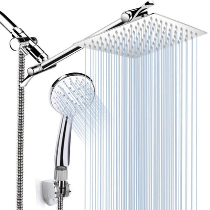 Pressurized Water-Saving Top Spray Handheld Dual Shower Set, Dual Shower Set