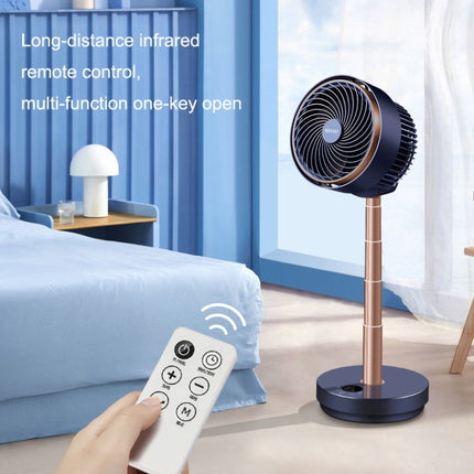 Shaking Head Air Circulation Fan Household Silent Bedroom Floor Fan, US Plug