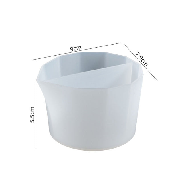 2 PCS DIY Crystal Epoxy Color Separation Cup Silicone Toning Cup, Style:, 2 PCS 2 Grid, 2 PCS 3 Grid, 2 PCS 4 Grid, 2 PCS 5 Grid