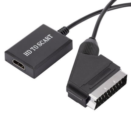 HDMI To Scart Converter 1080p HD Video Adapter, HDMI to SCART 1080P