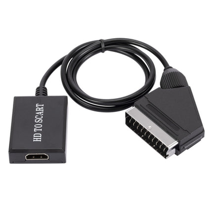 HDMI To Scart Converter 1080p HD Video Adapter, HDMI to SCART 1080P