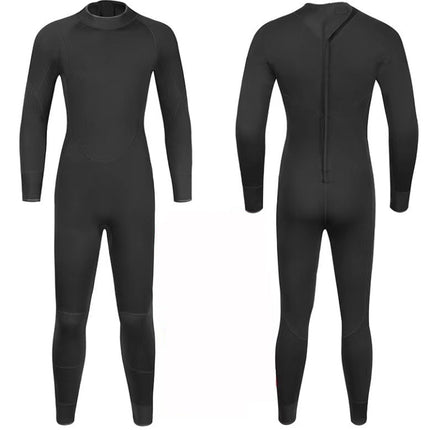 DIVESTAR 3mm Adult One Piece Wetsuit Long Back zipper Warm Diving Surf Suit