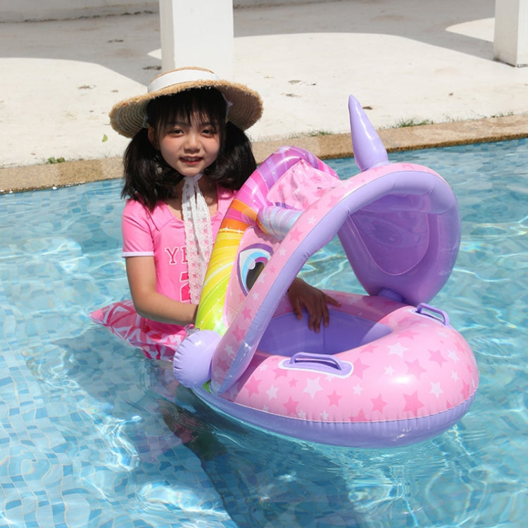 Baby Cartoon Animal Swimming Ring With Awning, Swimming Ring With Awning(Green), Swimming Ring With Awning(Purple)