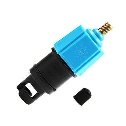 For Paddle Kayak Surfboard Valve Adapter Car Pump Conversion Head, Orange, Blue