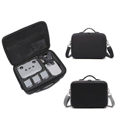Drone Shoulder Messenger Bag Handbag for DJI Mavic Air 2/Air 2S, 1680 Nylon Black, PU Diamond Pattern Black