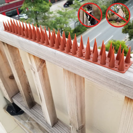 Plastic Bird Repellent Thorns Fence Anti-climb Nails, Green, Grass Green, Transparent, Grey, Brown, Black, White, Brick Red