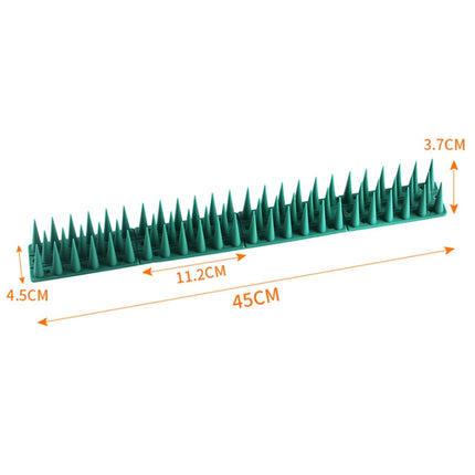 Plastic Bird Repellent Thorns Fence Anti-climb Nails, Green, Grass Green, Transparent, Grey, Brown, Black, White, Brick Red