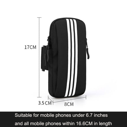 Outdoor Sports Running Mobile Phone Arm Bag Fitness Wrist Bag, Blue, Black, Orange, Grey, Pink