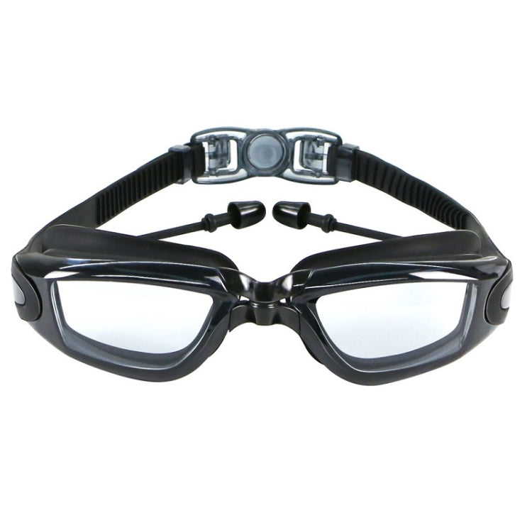 HAIZID HD Anti-fog Waterproof Myopia Swimming Goggles, Optical Black, Optical Blue, Optical Pink, Optical Gray, Plating Black, Plating Gray, Plating Blue, Plating Pink, Myopia 150 Degrees, Myopia 200 Degrees, Myopia 250 Degrees, Myopia 300 Degrees�����...