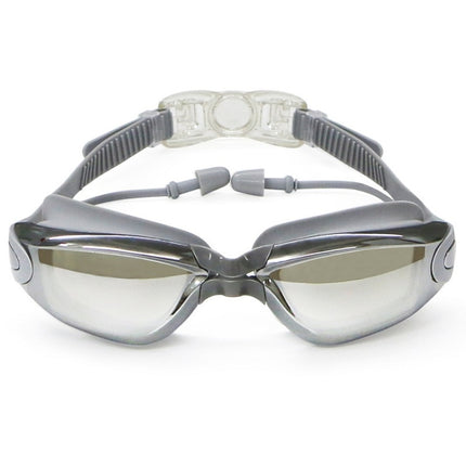 HAIZID HD Anti-fog Waterproof Myopia Swimming Goggles, Optical Black, Optical Blue, Optical Pink, Optical Gray, Plating Black, Plating Gray, Plating Blue, Plating Pink, Myopia 150 Degrees, Myopia 200 Degrees, Myopia 250 Degrees, Myopia 300 Degrees     ...