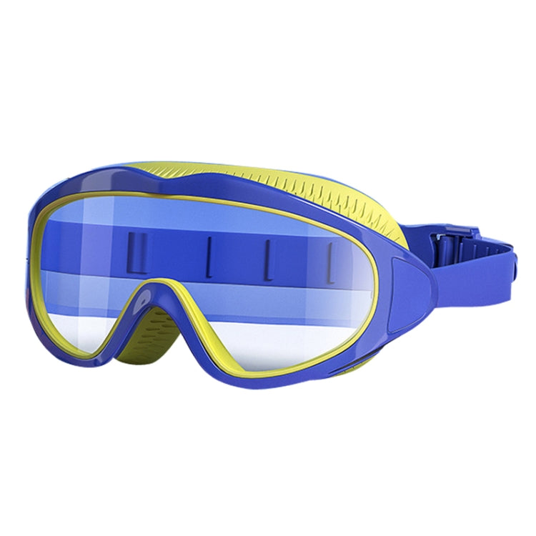 Anti-fog Children Swimming Goggles Comfortable Large Frame Diving Glasses, Macaron, Flush Tide Blue, Pumpkin Orange, Milk White, Ice Lake Blue, Pink Blue, Electroplating Lake Blue, Electroplating Milk White, Electroplating Milk Pink