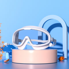 Large Frame Waterproof and Anti-fog HD Transparent Children Swimming Goggles, HD Transparent Swimming Goggles(White), HD Transparent Swimming Goggles(Pink), HD Transparent Swimming Goggles(Blue Yellow), HD Transparent Swimming Goggles(Blue White)������...