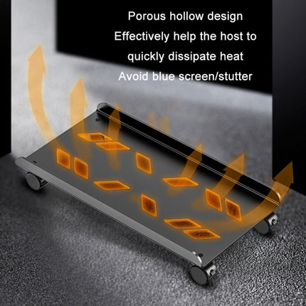 Desktop Computer Host Removable Bracket Office Heightened Shelf