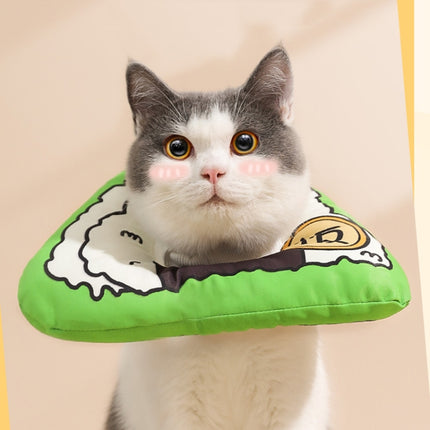 Cat Elizabeth Collar Kitten Anti-licking Collar Head Cover, Size:, S, M, L