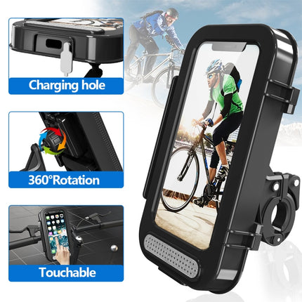 Bicycle Waterproof Bag Motorcycle Transparent Flip Phone Holder, Transparent Flip Bicycle Holder