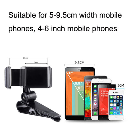 Car Sun Visor Bracket Car Mobile Phone Buckle Holder, Red, Yellow, Grey