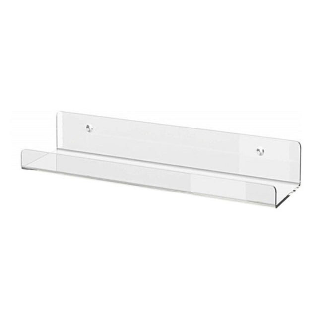 Home Kitchen Office Books Wall Mounted Acrylic Shelf, Acrylic Shelf 30x10x6cm, Acrylic Shelf 40x10x6cm