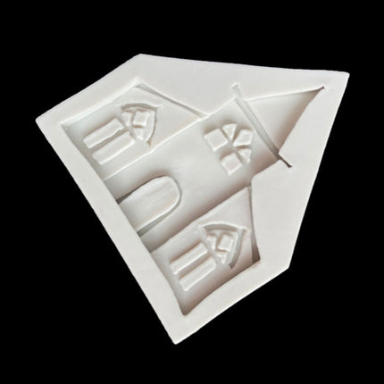 Castle Musical Silicone Mold Chocolate Fondant Cake Decor, Style:, Specification: Triangle, Triangle, Rectangle