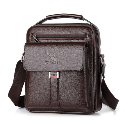 WEIXIER D244 Men Shoulder Bag Large Capacity Business Retro Messenger Bag
