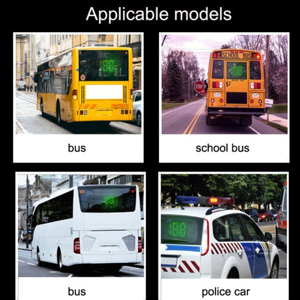 C188 GPS Rear Window Speedometer Head Up Display Speed Display HUD Car Universal