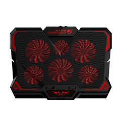 CoolCold  17inch Gaming Laptop Cooler Six Fan Two USB Port 2600RPM Laptop Cooling Pad