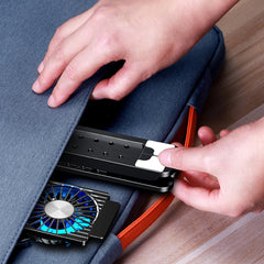 Laptop Radiator Bracket Folding Storage Air-cooled Cooling Base,Style:, Double Fan, Four Fan