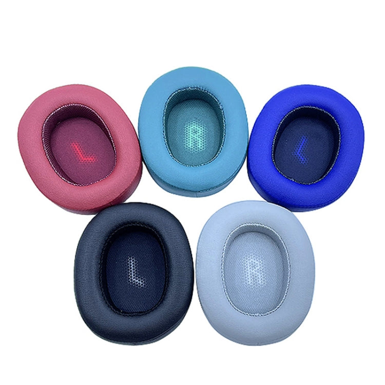 2pcs Headphone Cover Foam Cover for JBL E55BT, Color: Without LR, Black, Blue, Grey, Red, Green, Gray, Without LR, Velvet Thickened, Football Net Thickened