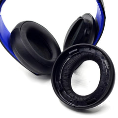 2 PCS Headphone Sponge Cover for SONY PS3 PS4 7.1 Gold,Style:, Black Earpads, White Earpads, Blue Headband, Blue Earpads, Velvet Earpads, Lamb Leather Earpads, Black  Headband, Cloth Fiber Earpads, Burlap Grey Earpads, Gray  Earpads