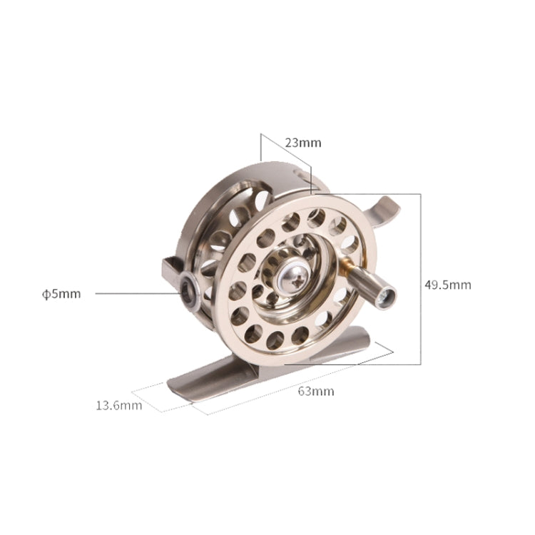 LEO 27757 Fast Reel Before Reeling Lever Brake Ice Fishing Reel, BLD 50 Right Hand, BLD 60 Right Hand