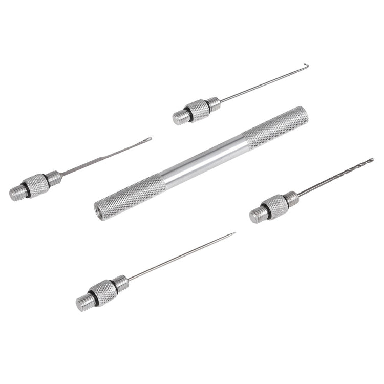 LEO 27936 5 In 1 Metal Hook Needle Bait Tool, 5 In 1