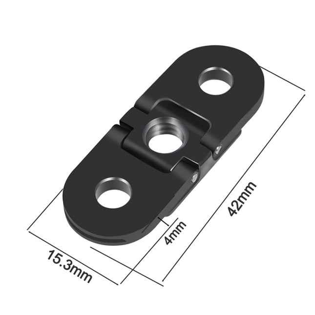 Klappbarer magnetischer Ersatzsockel aus Metall für GoPro HERO10 Black / HERO9 Black / HERO8 Black/MAX