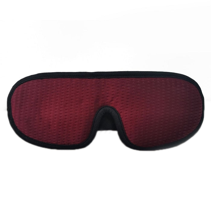 3D Breathable Shading Eye Protection Sleep Eye Mask, Purple Red, Black, White, Green, Navy, Gray