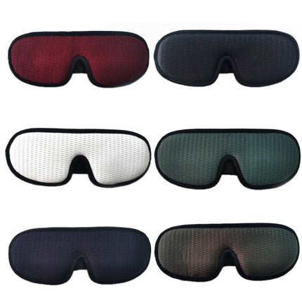 3D Breathable Shading Eye Protection Sleep Eye Mask, Purple Red, Black, White, Green, Navy, Gray