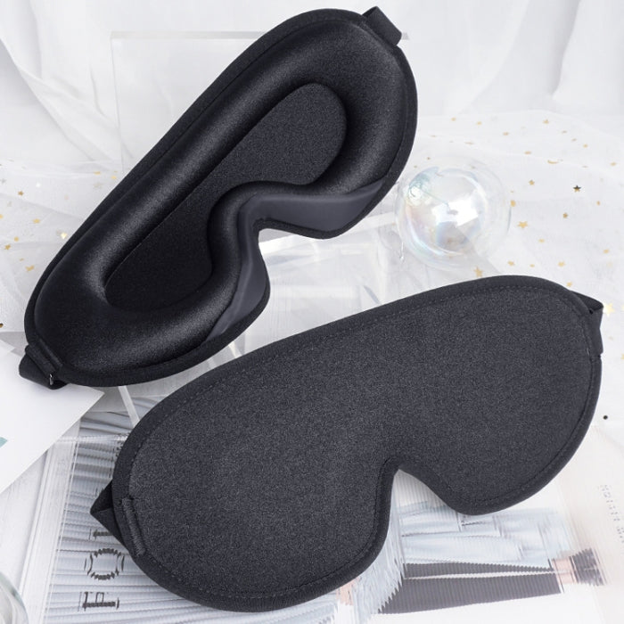 Three-Dimensional Breathable Hollow Sleep Shading Eye Mask, Black, Gray, Champagne Color, Color Matching