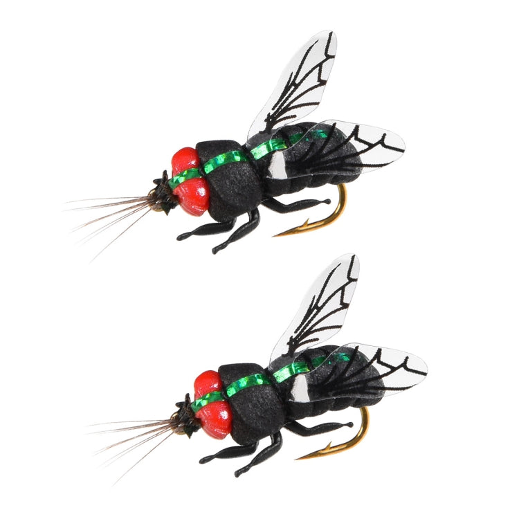 LEO 28134 Bionic Bee Fly Hook Flying Fishing Hook Buoyant Bait Fishing Gear, LEO 28134