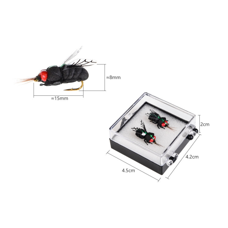 LEO 28134 Bionic Bee Fly Hook Flying Fishing Hook Buoyant Bait Fishing Gear, LEO 28134
