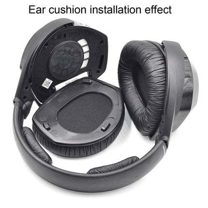 2 PCS Earpad for Sennheiser HDR RS165 RS175 RS185 RS195,Style:, Frog Leather Earmuff, Velvet Cloth Earmuff, Protein Leather Earmuff, Lambskin Earmuff, Football Net Earmuff