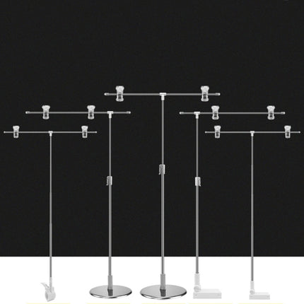 Photography Backdrop Stand Camera Photo Background Props,Style:, T-type 2-section 85cm, T-type Clamp  87cm, T-type Magnetic 80cm, L-type Desktop 85cm, L-type Magnetic 85cm, T-type 4-section  95cm, KT Board