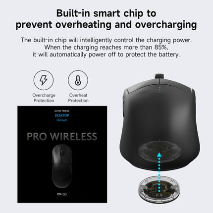 For Logitech G502 / G703 / G403 / G903 / GPW / GPW2 Mouse Wireless Charging Module, Transparent, Flash