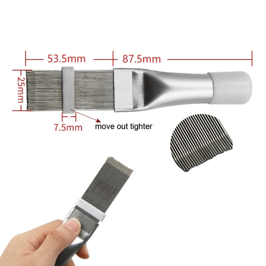 Air Conditioner Fin Cleaning Tool Coil Comb Folding Brush, Air Conditioner Fin Cleaning Brush