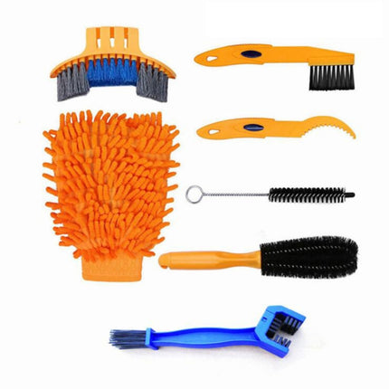 Bike Chain Washer Cleaner Kit Maintenance Tool,Specification:, 4 In 1 Brush, 4 In 1 Chain Washer, 6 In 1 Brush, 6 In 1  Chain Washer, 7 In 1, 8 In 1, 3 In 1, 9 In 1, 10 In 1